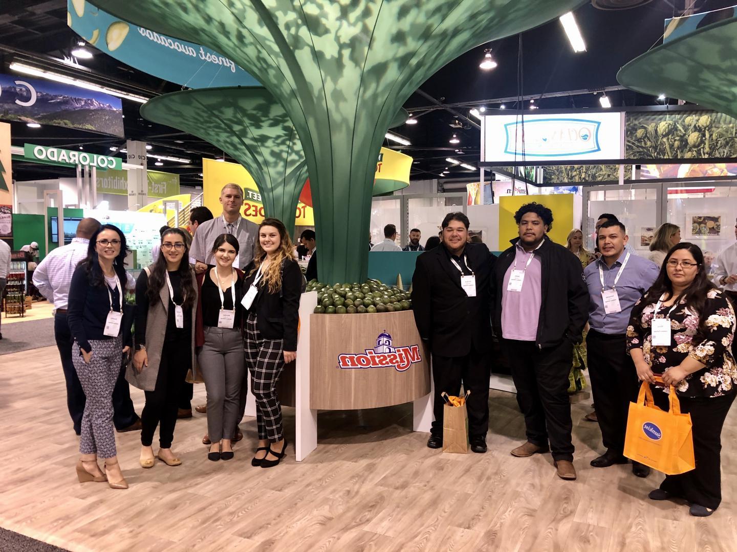 Agriculture students at an Agriculture convention